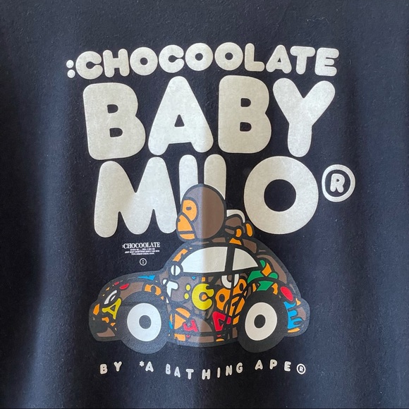 :Chocoolate HK Unisex Black Tee - Picture 3 of 7